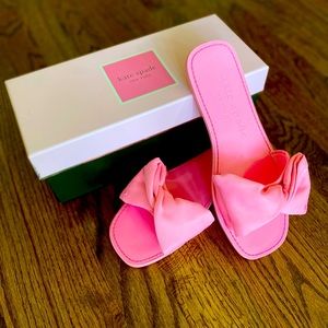 Kate Spade New York Bow Slide Sandals Sz 8